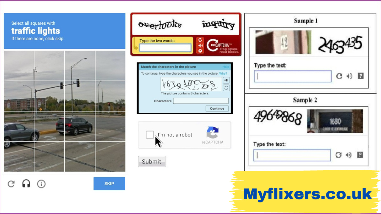 Websites Use CAPTCHAs