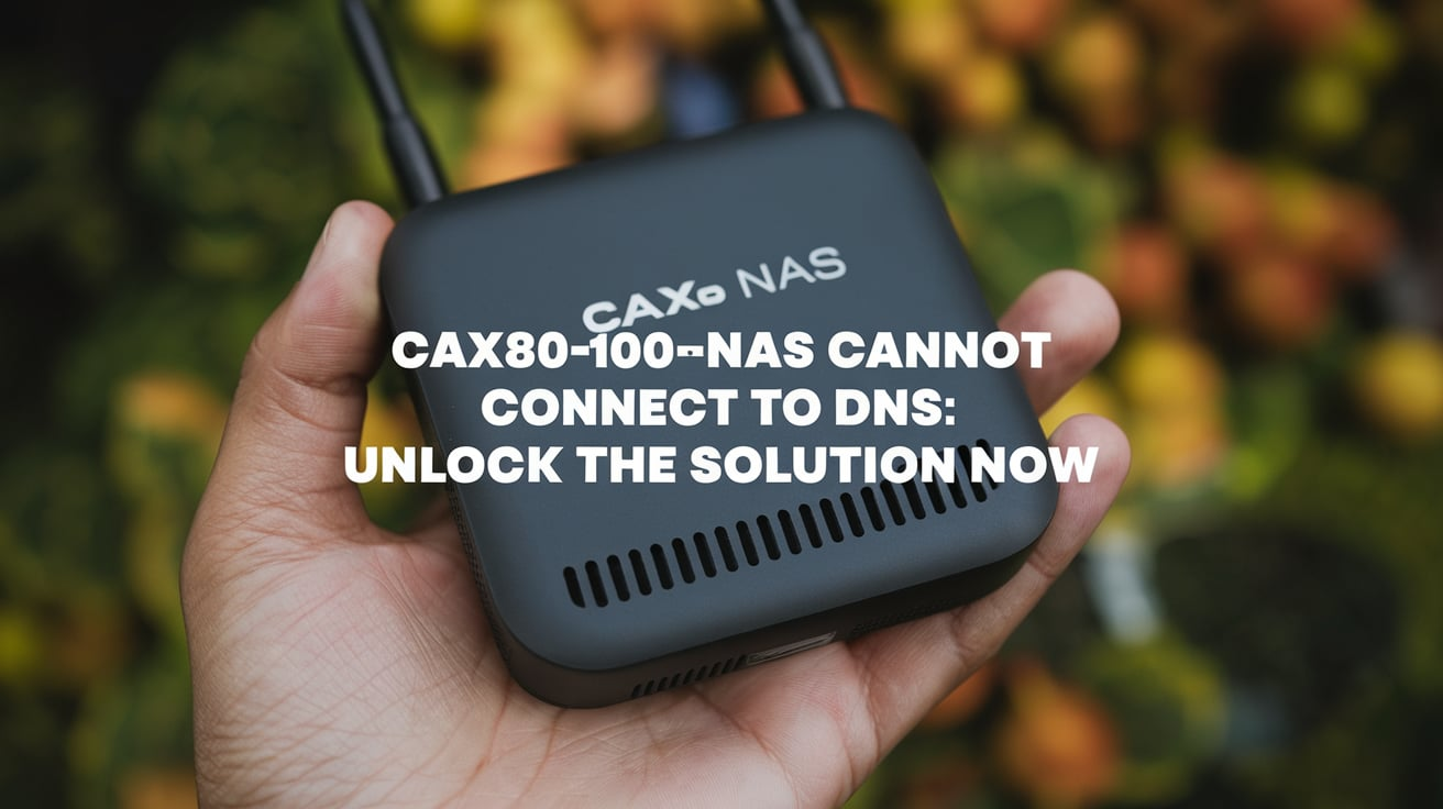 cax80-100nas cannot connect to dns​