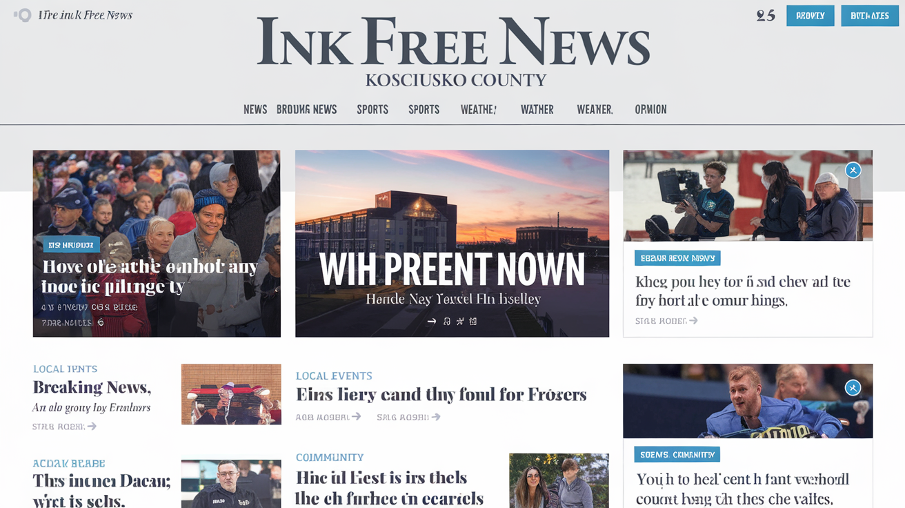ink free news kosciusko county​