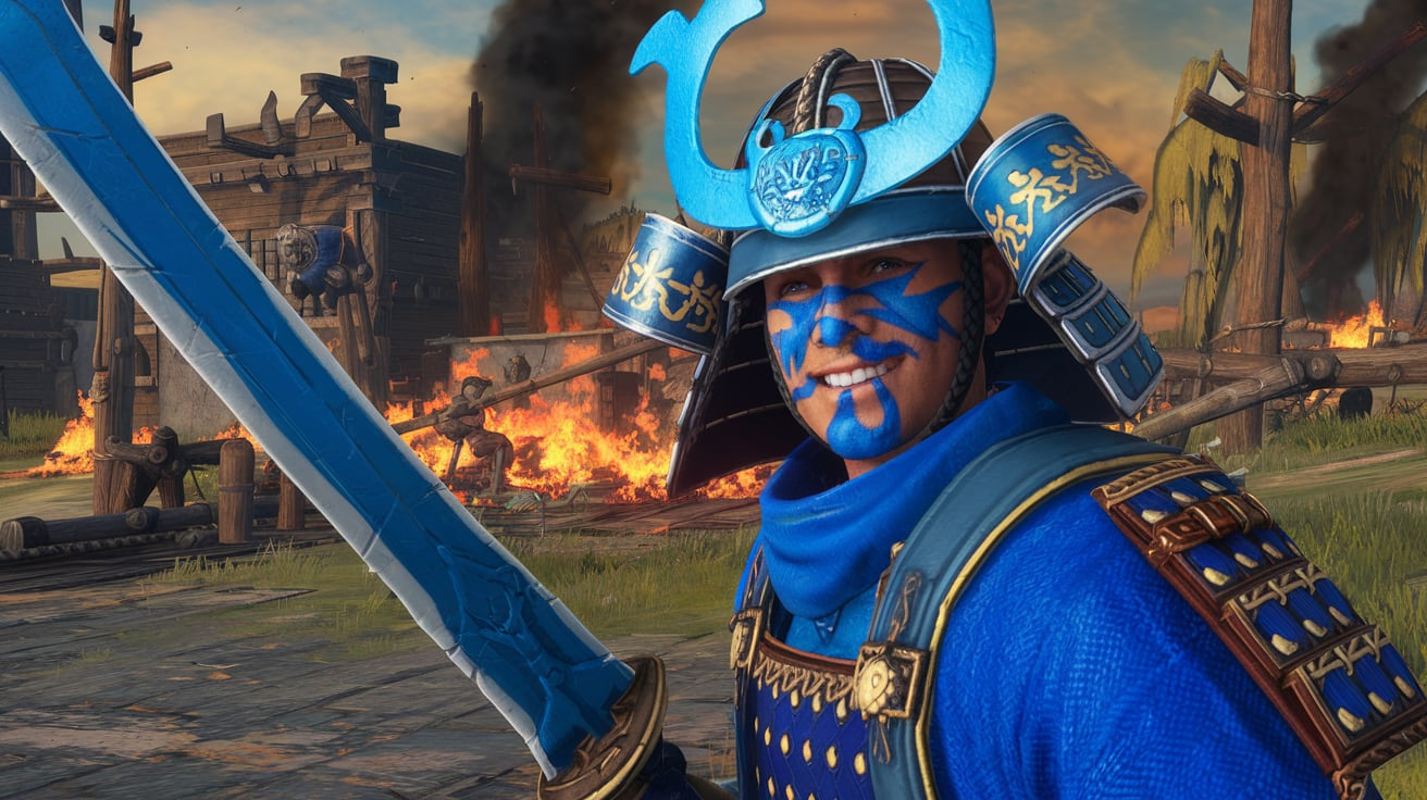 aqw blue samurai hat​