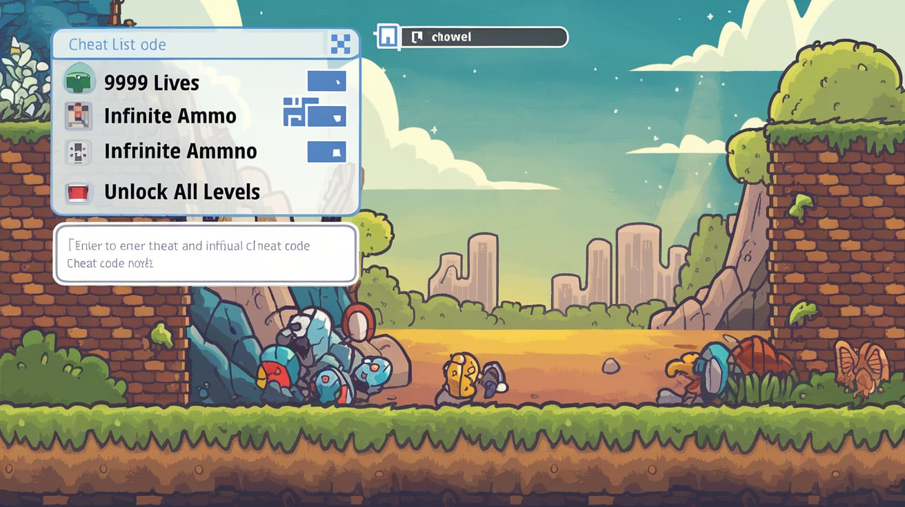 how to make a cheat list visual boy advance​