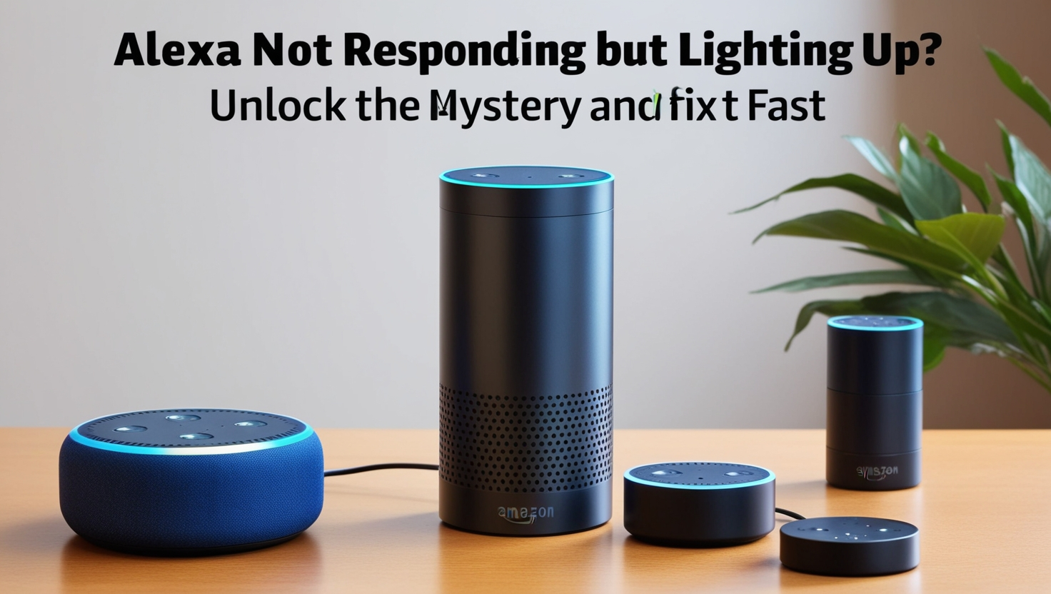 alexa not responding but lighting up