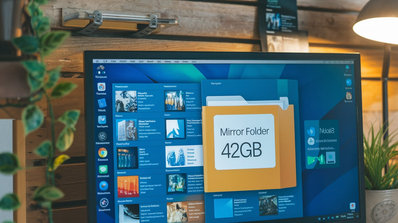 mirror folder 42gb
