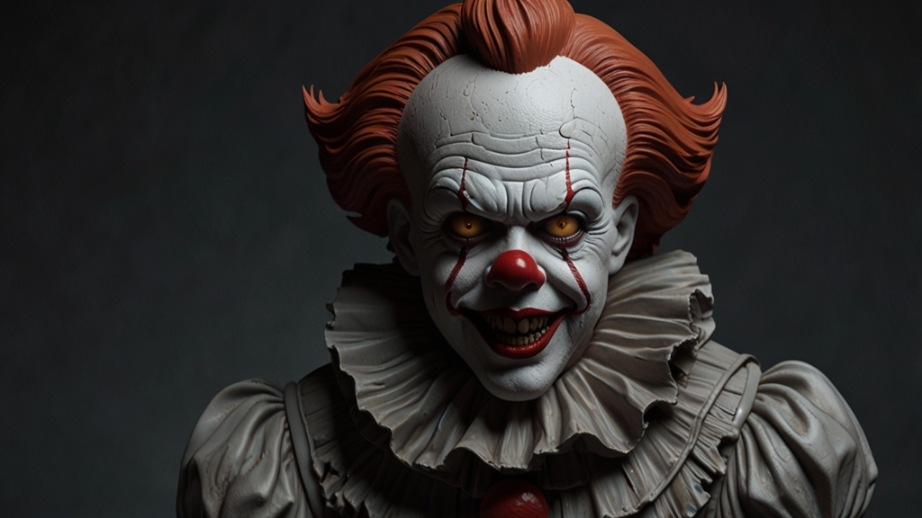 pennywise it 1990 3d print stl 3d model​