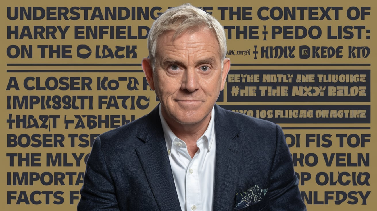 harry enfield on the pedo list​