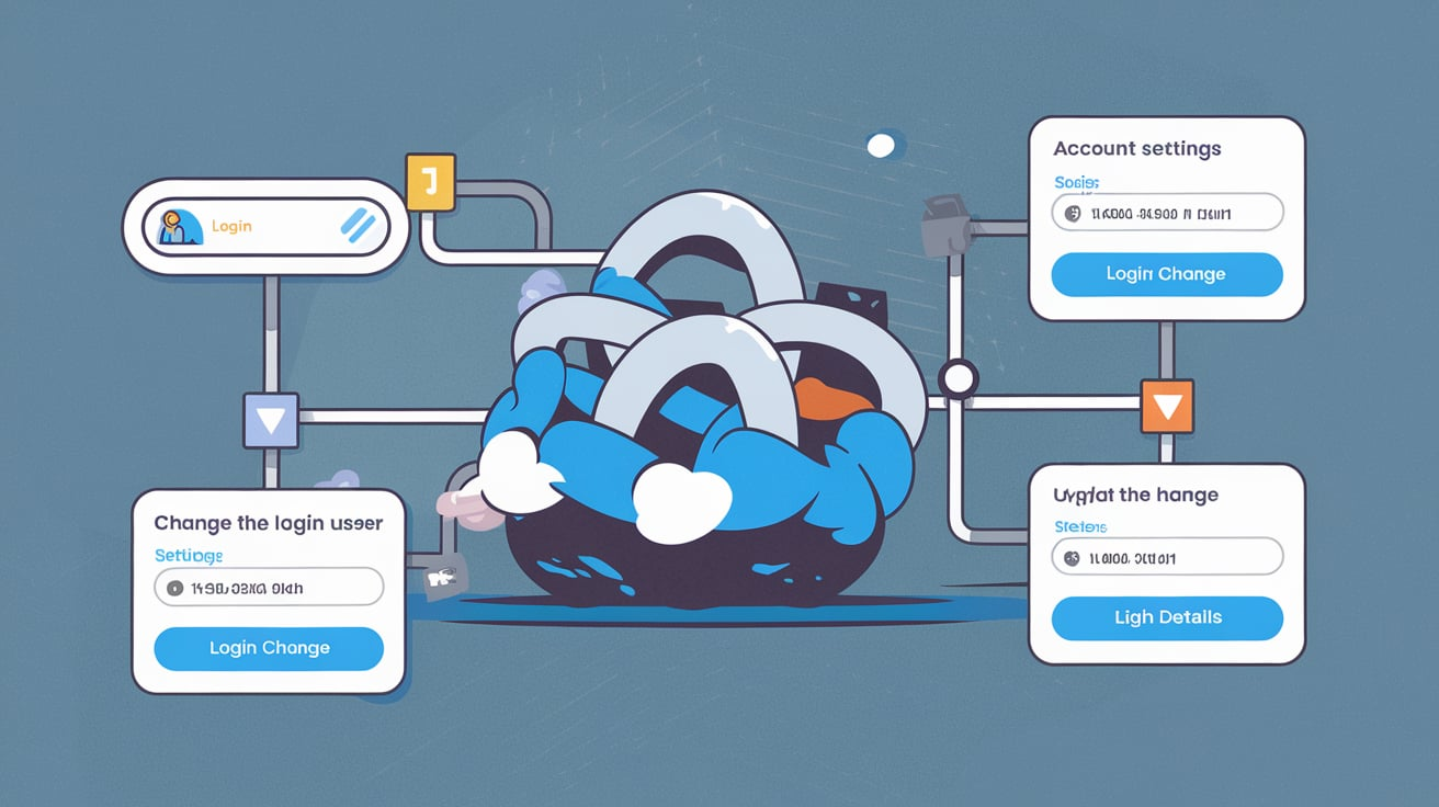 how to change login user myunity ccvna​