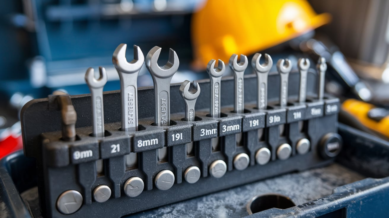 Snap On 10 Tool Stubby Wrench Rack - KA384SSG10BK