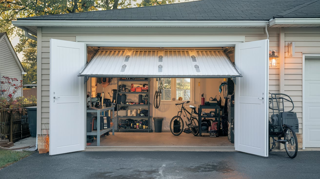 FFNF05TF-GD-W Flood Flaps Garage Door Model White Amazon