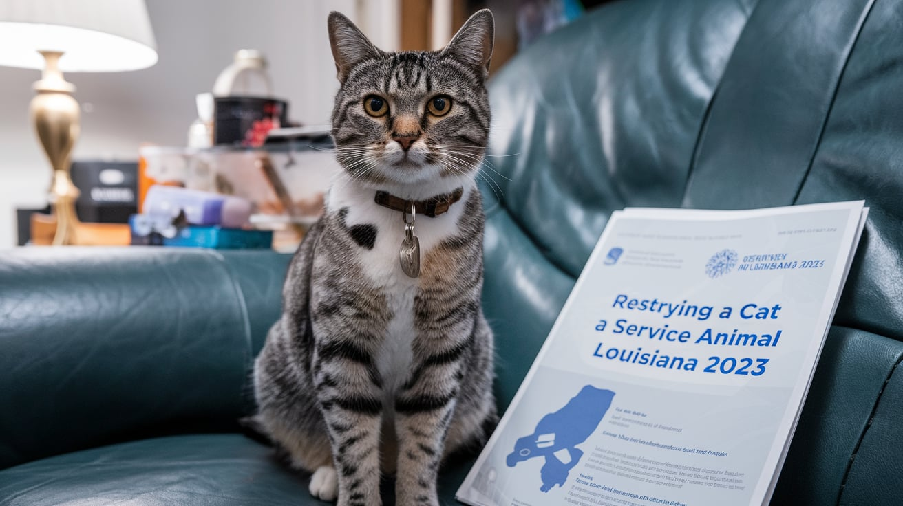 Restrying a Cat as a Service Animal in Louisiana 2023